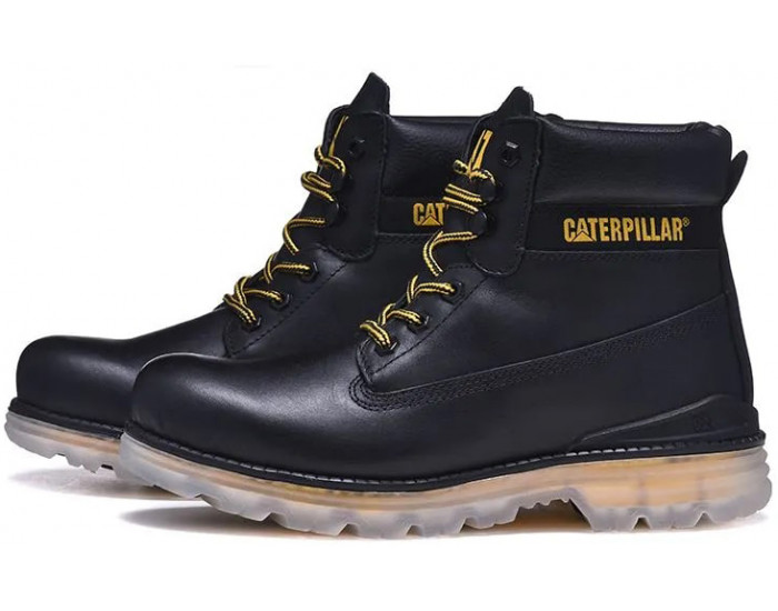 Ботинки Caterpillar Colorado Черные кожаные