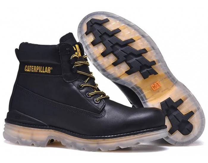 Ботинки Caterpillar Colorado Черные кожаные