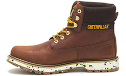 Ботинки Caterpillar Colorado Темно-коричневые кожаные