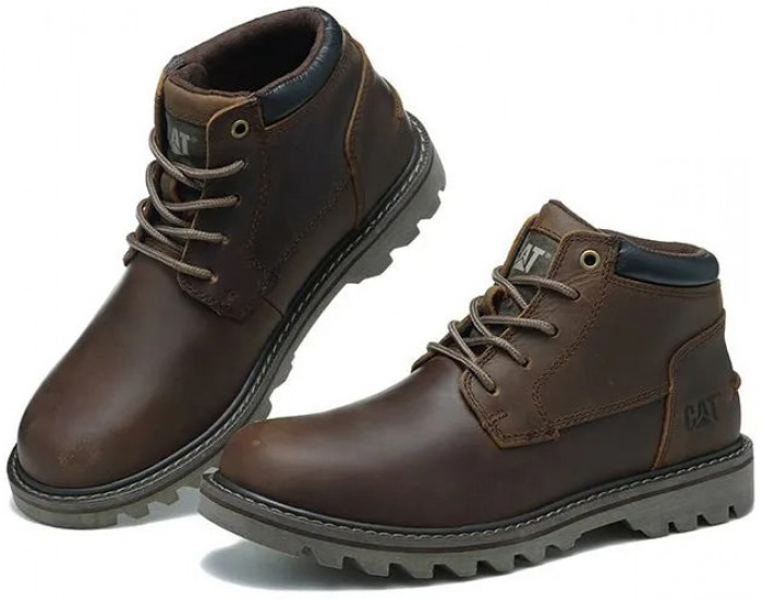 Полуботинки Caterpillar Covert Коричневые кожаные