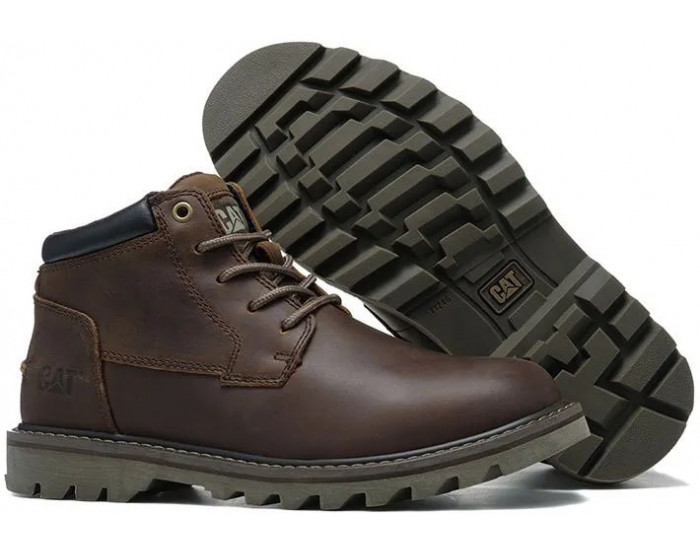 Полуботинки Caterpillar Covert Коричневые кожаные