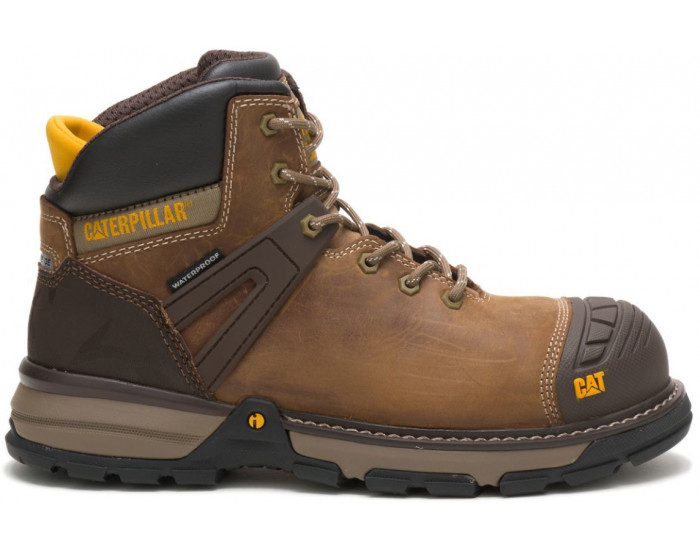 Ботинки Caterpillar Excavator Superlite Waterproof Carbon Коричневые