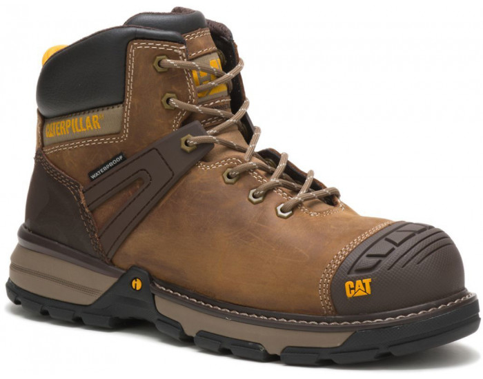 Ботинки Caterpillar Excavator Superlite Waterproof Carbon Коричневые