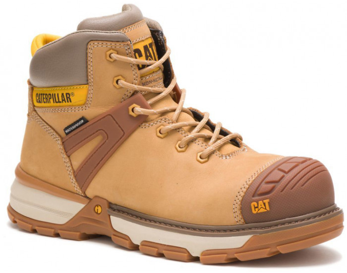 Ботинки Caterpillar Excavator Superlite Waterproof Carbon Желтые