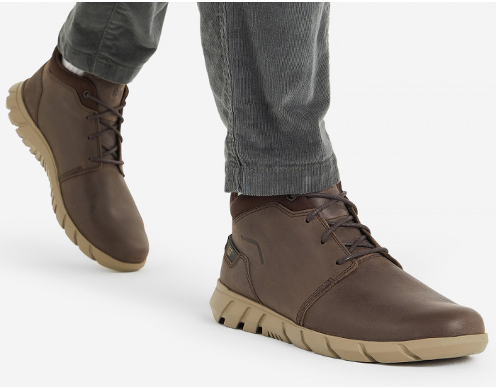 Ботинки Caterpillar Hendon Fleece коричневые с мехом