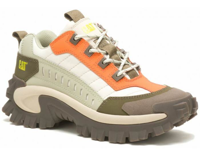 Полуботинки Caterpillar Intruder Белые c серым