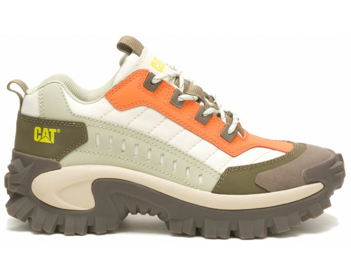 Полуботинки Caterpillar Intruder Белые c серым