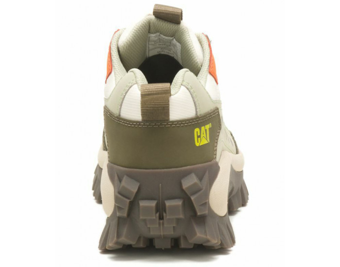 Полуботинки Caterpillar Intruder Белые c серым