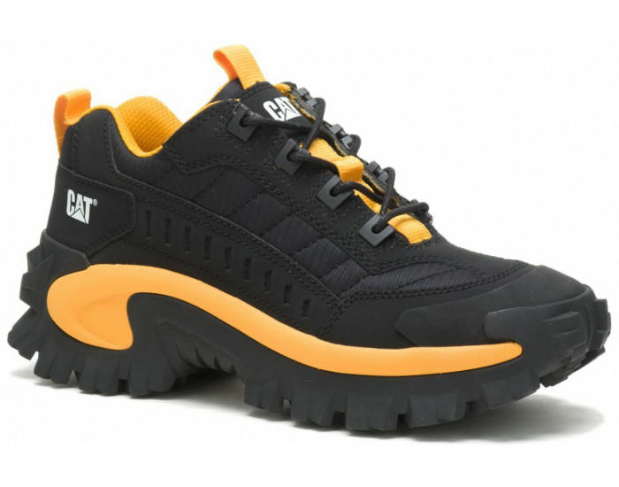 Полуботинки Caterpillar Intruder Черные с желтым