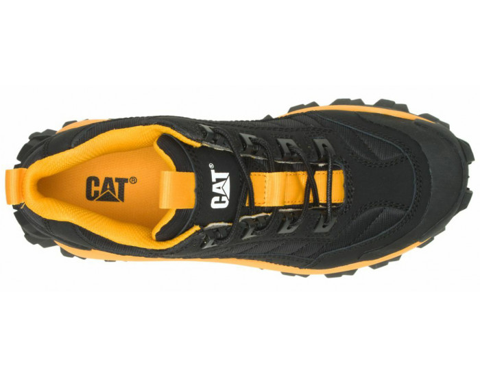 Полуботинки Caterpillar Intruder Черные с желтым