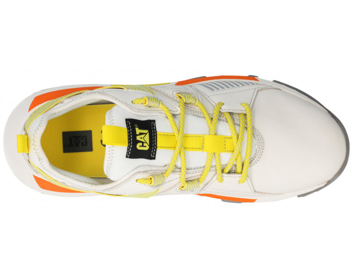 Кроссовки Caterpillar Raider Sport Белые с желтым