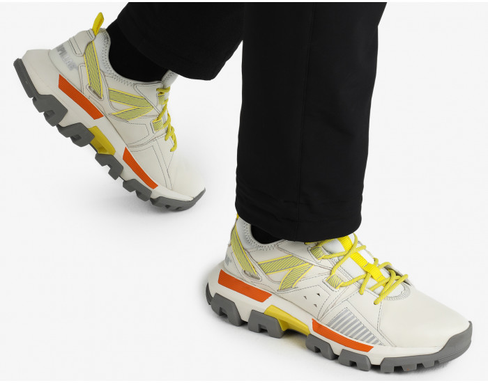 Кроссовки Caterpillar Raider Sport Белые с желтым